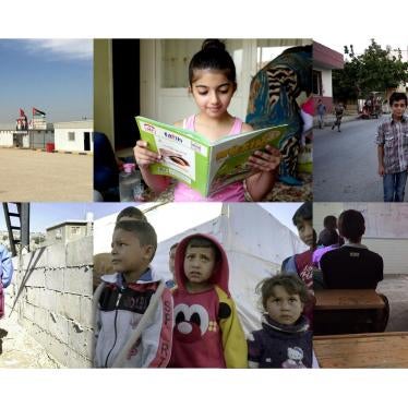 Syrian children and schools in Turkey, Lebanon, and Jordan.