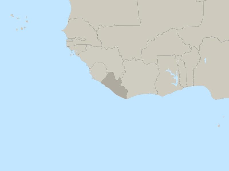 map of Liberia